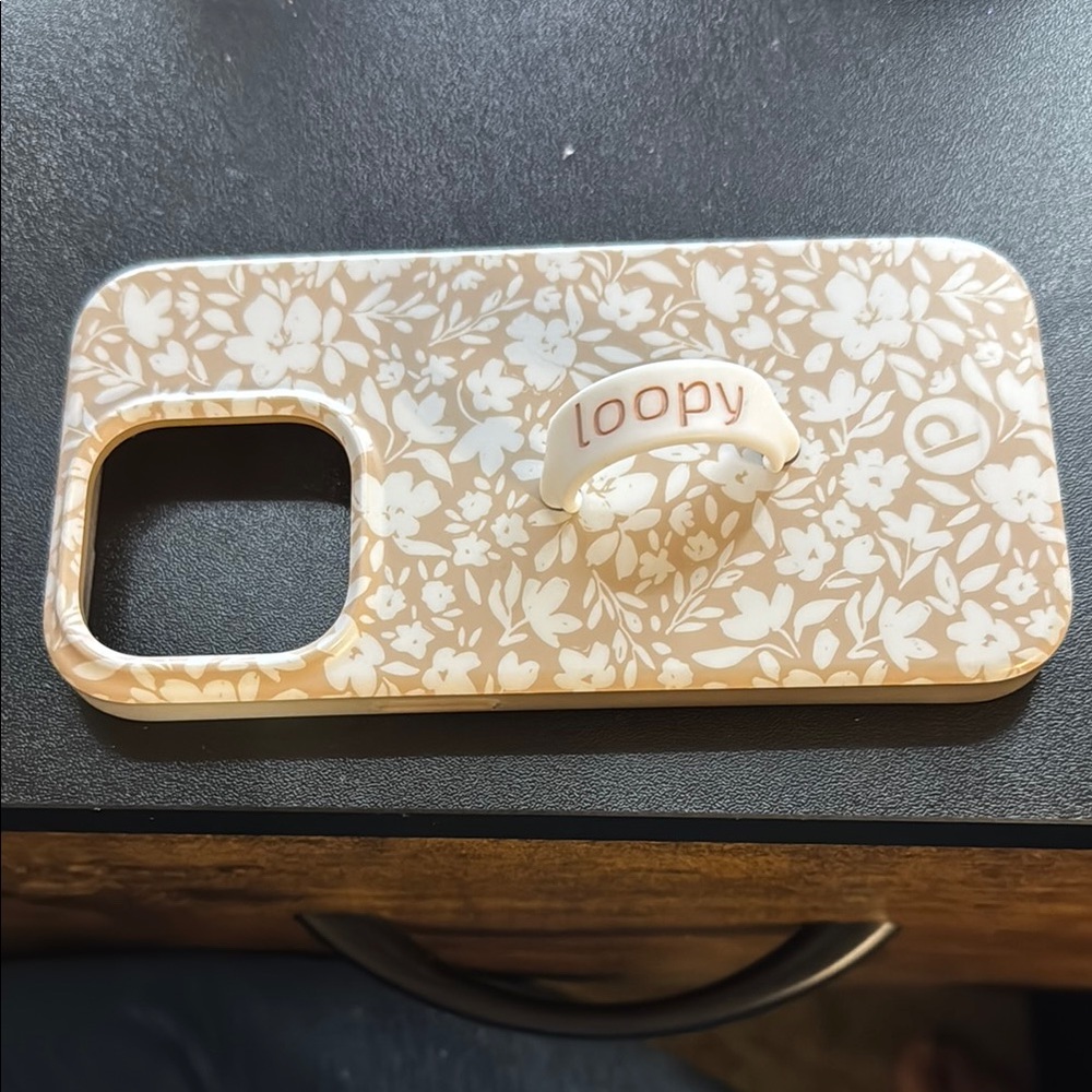 Loopy Case Floral Phone Case - Cream